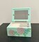 Light Green Floral Painted Vintage Jewelry Box product 2